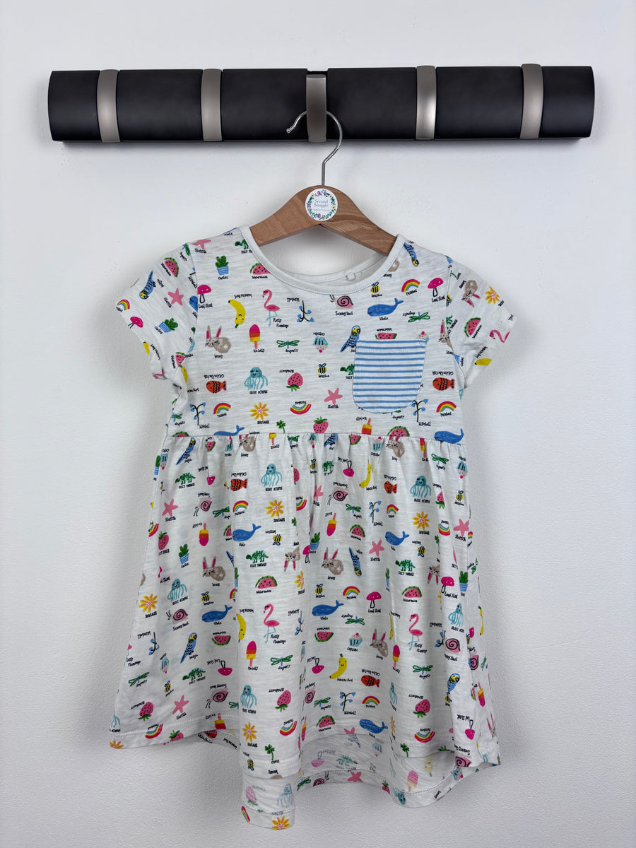 Next Printed Summer Dress 3-4 Years-Dresses-Second Snuggle Preloved