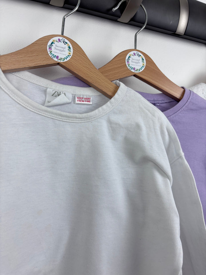 Zara & Next Four Long Sleeve Tops 3-4 Years-Tops-Second Snuggle Preloved