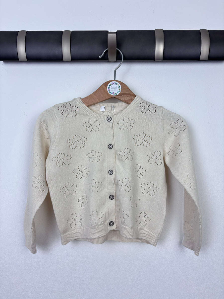 Next White Floral Cardigan-Cardigans-Second Snuggle Preloved