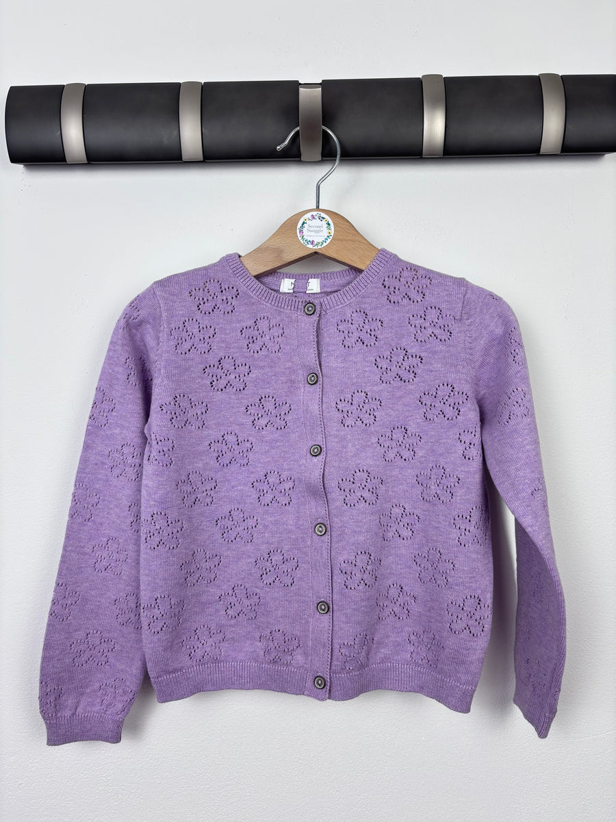 Next Floral Purple Cardigan-Cardigans-Second Snuggle Preloved