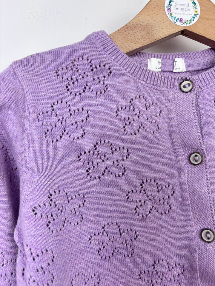 Next Floral Purple Cardigan-Cardigans-Second Snuggle Preloved