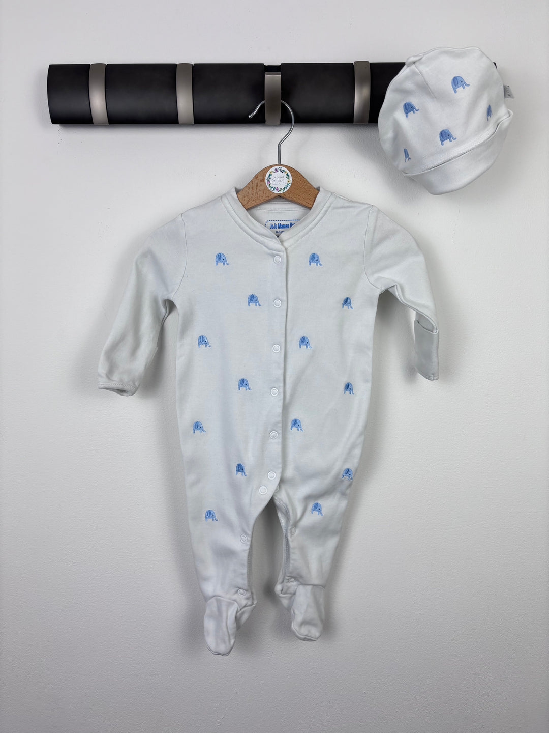 JoJo Maman Bebe 0-3 Months-Sleepsuits-Second Snuggle Preloved