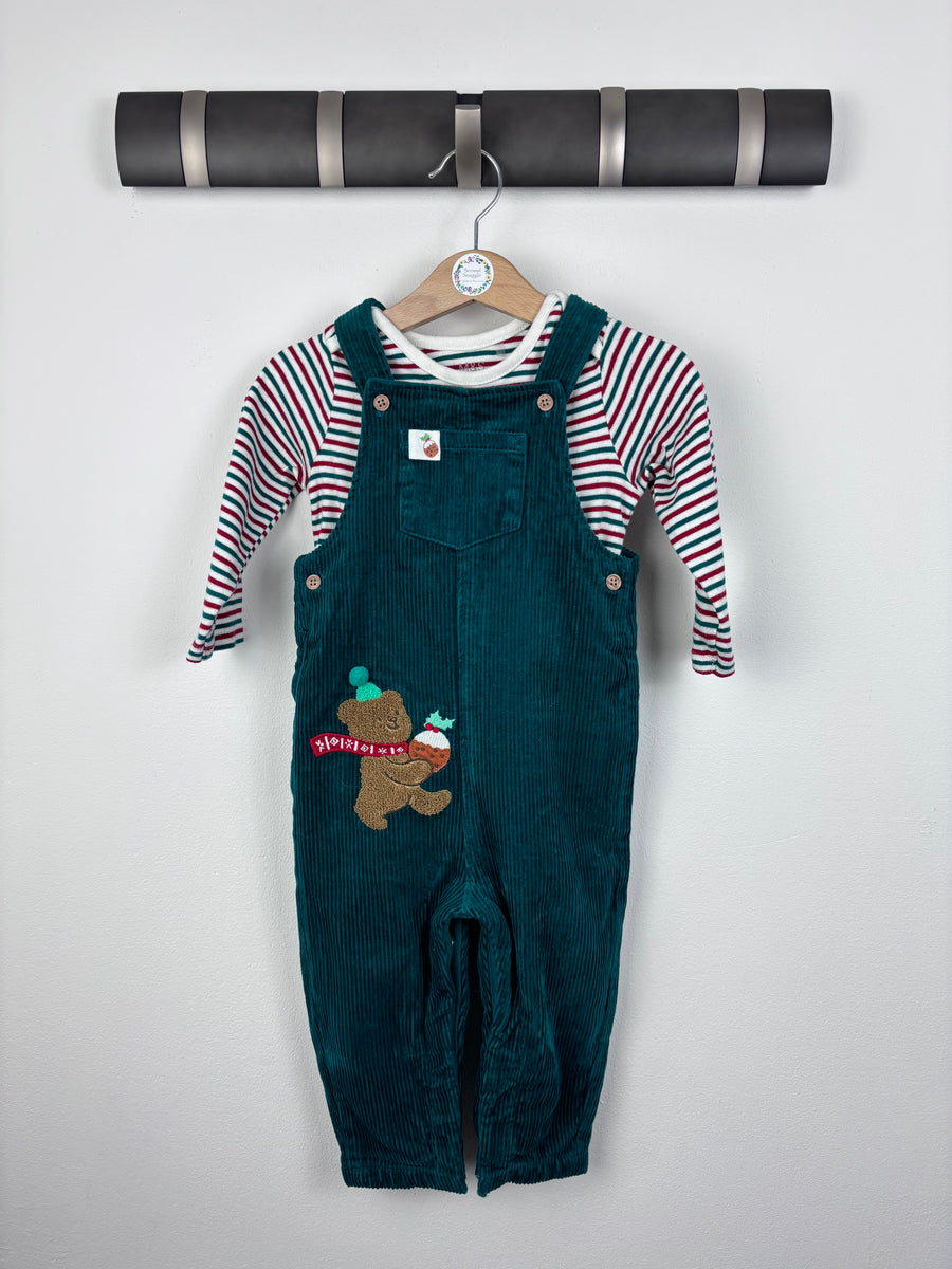 M&S 12-18 Months-Dungarees-Second Snuggle Preloved