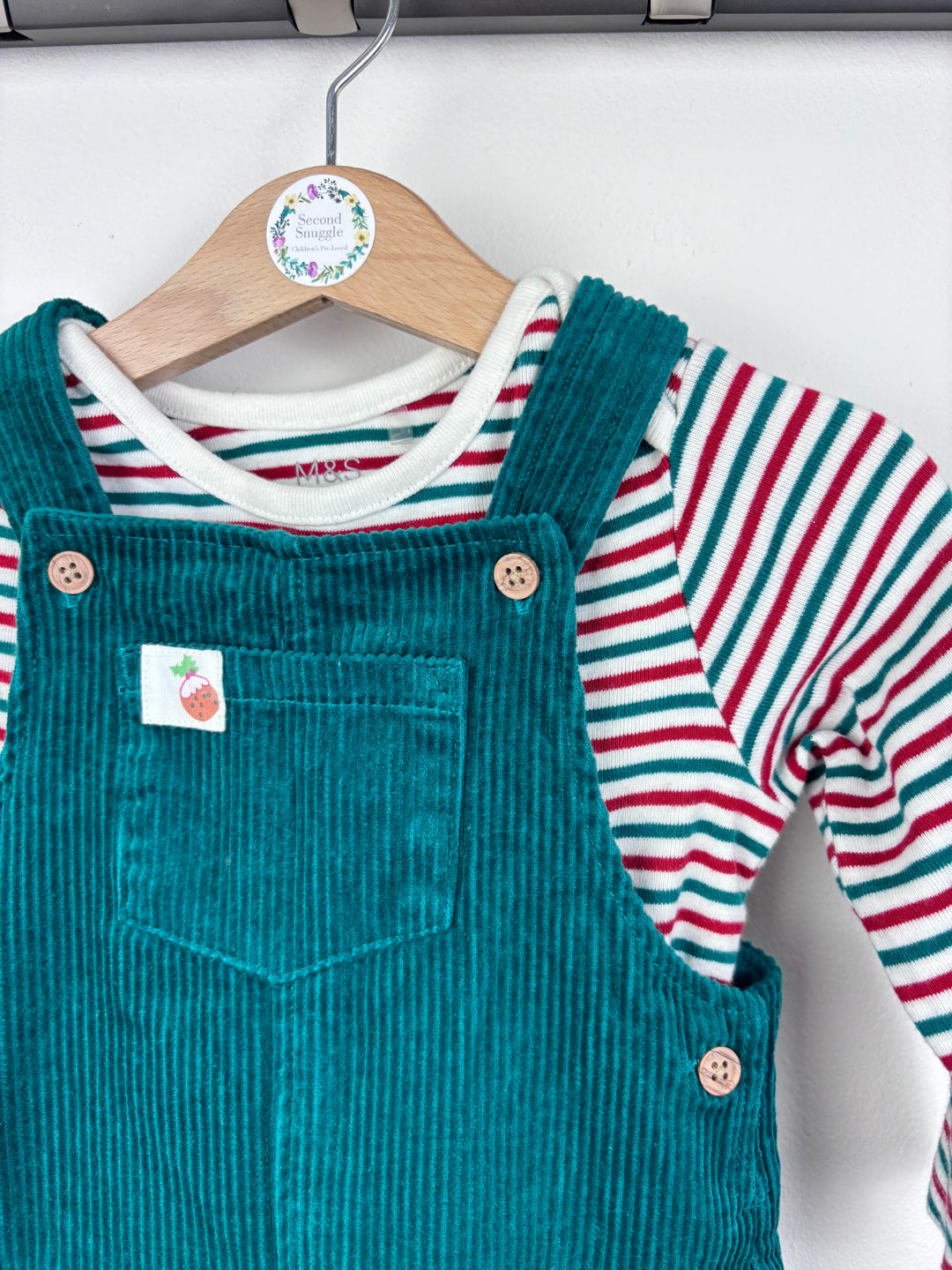 M&S 12-18 Months-Dungarees-Second Snuggle Preloved