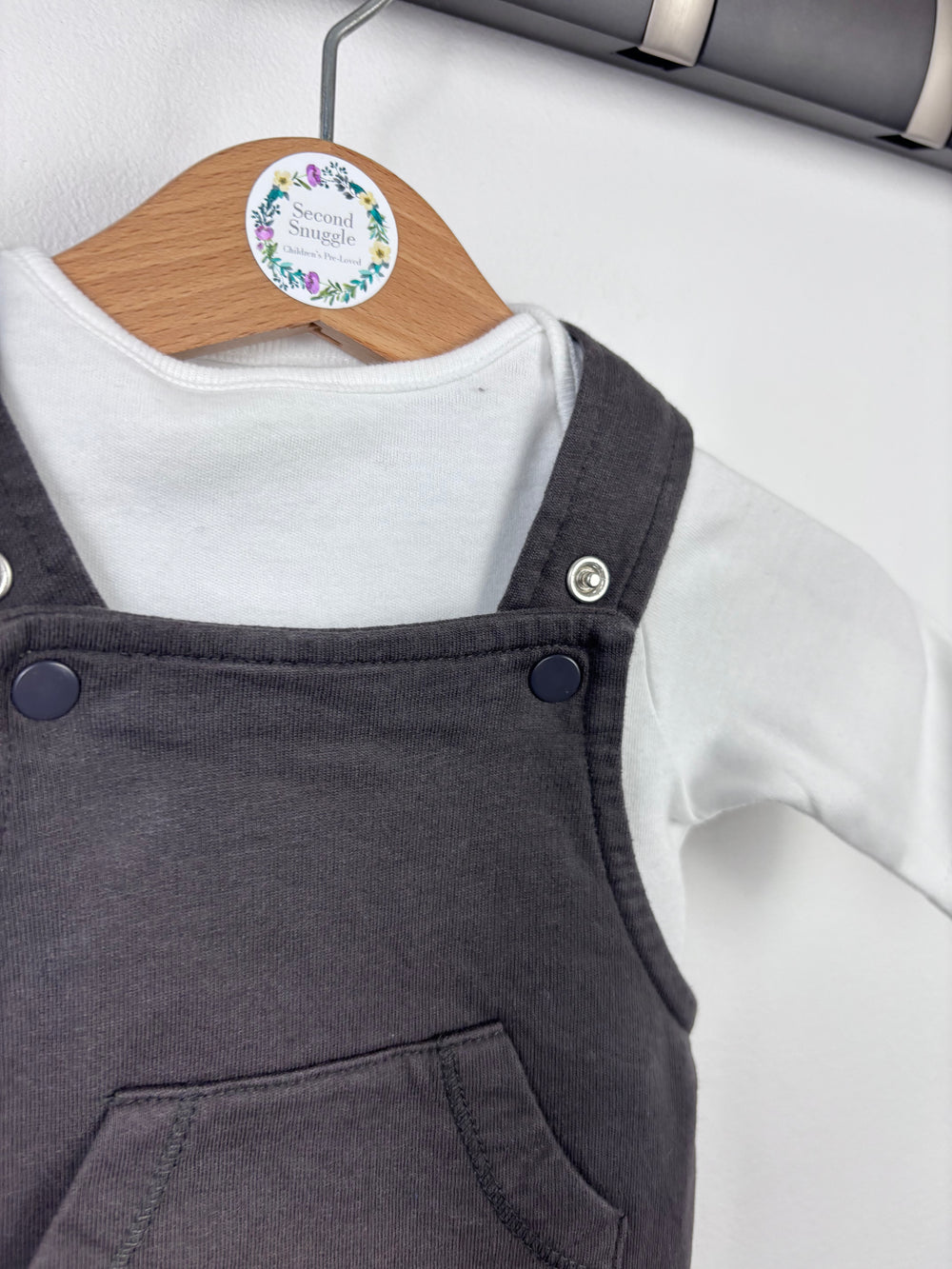 H&M 0-1 Month-Dungarees-Second Snuggle Preloved