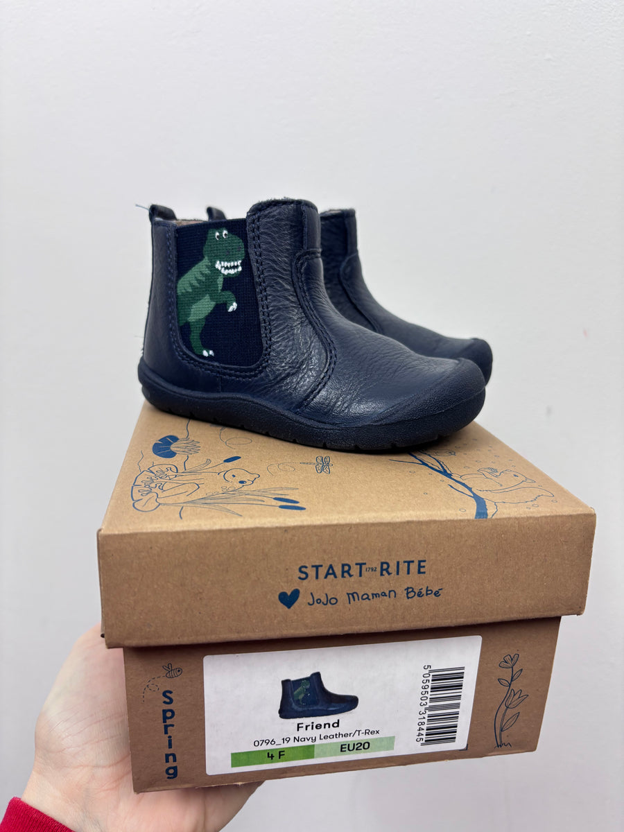 Start Rite & JoJo Dinosaur Boots UK 4 + 4.5 F-Boots-Second Snuggle Preloved