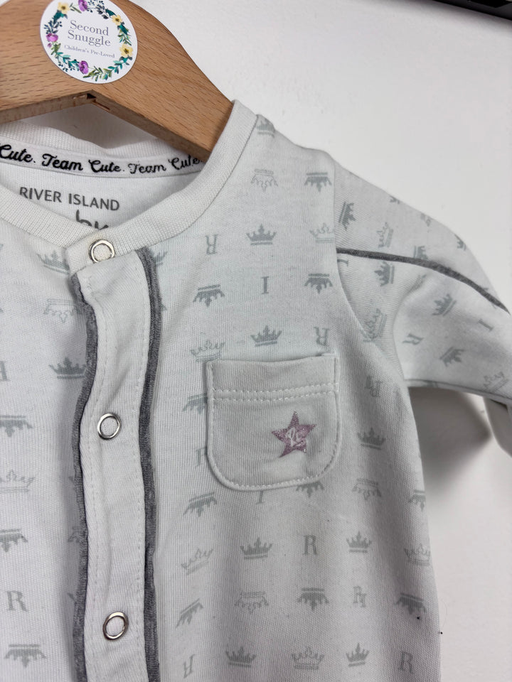 River Island 0-1 Month-Sleepsuits-Second Snuggle Preloved