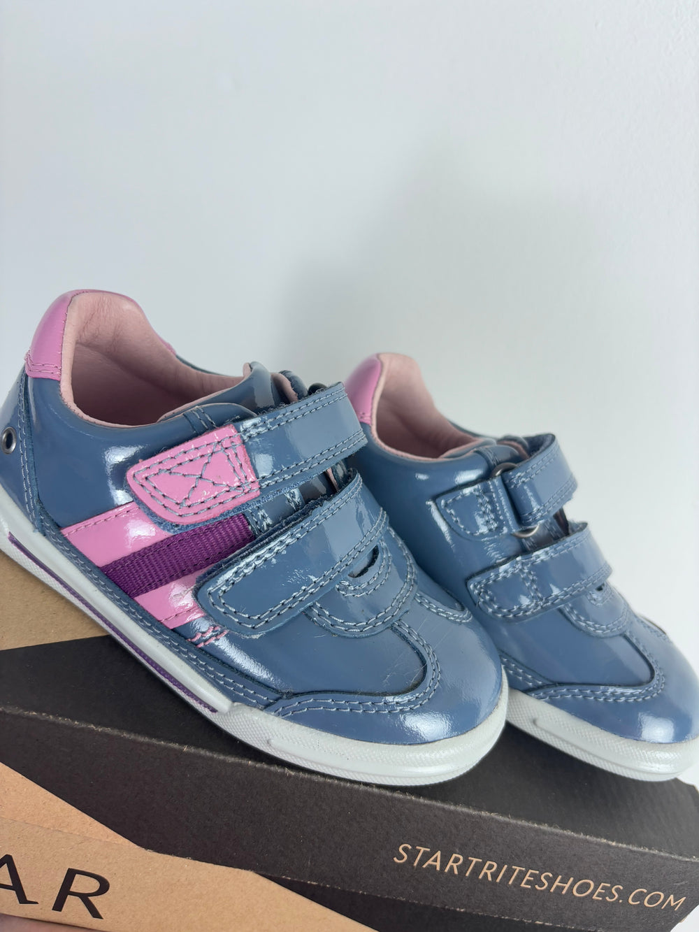 Start Rite Dusty Blue Patent-Shoes-Second Snuggle Preloved