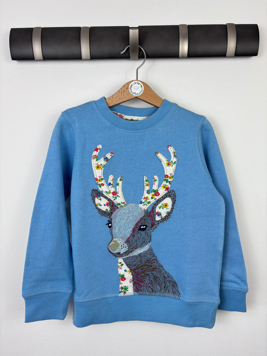 Mini Boden Reindeer Jumper-Jumpers-Second Snuggle Preloved