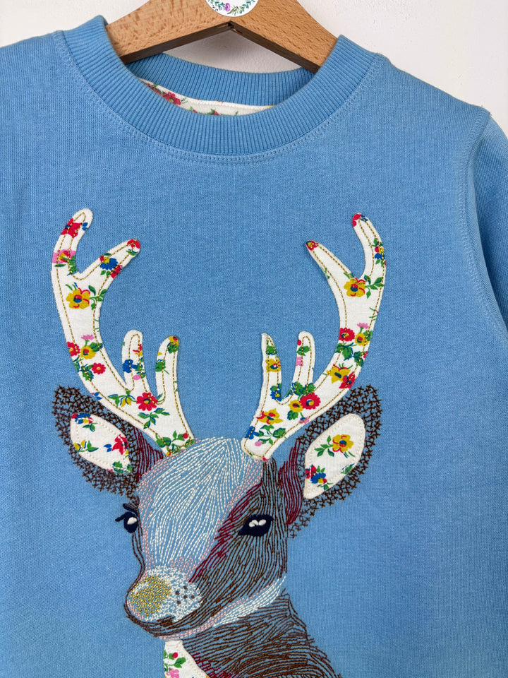 Mini Boden Reindeer Jumper-Jumpers-Second Snuggle Preloved