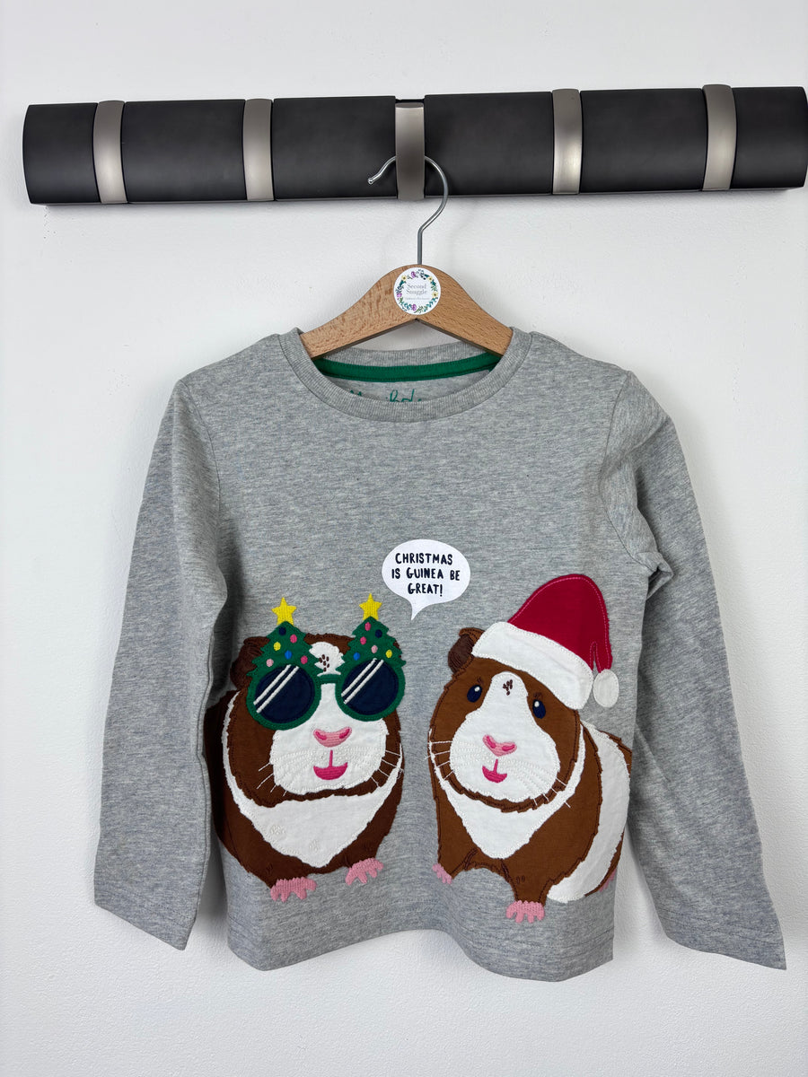 Mini Boden Guinea Pig Christmas Top-Tops-Second Snuggle Preloved