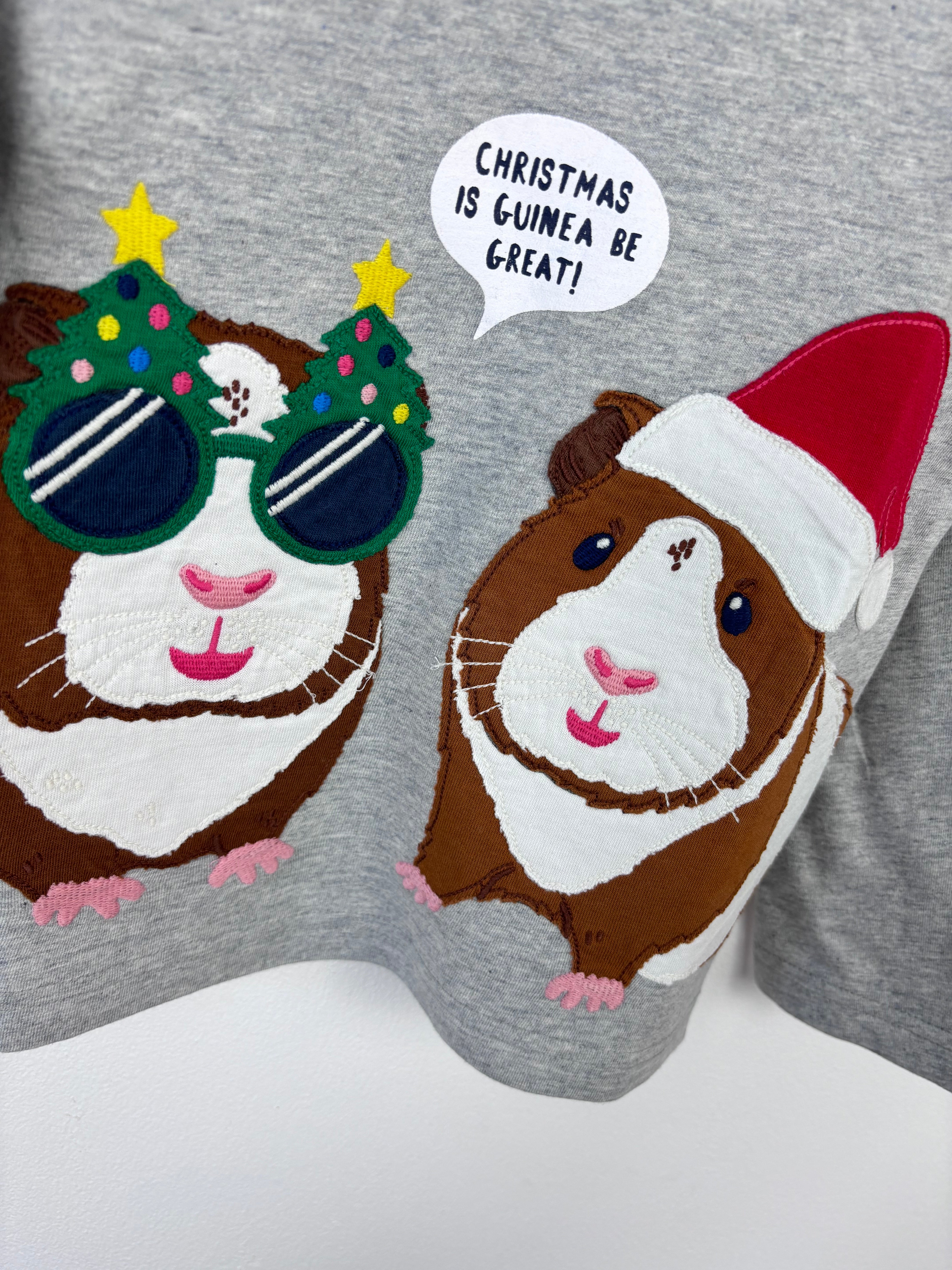 NWT purchases Mini Boden Fun Festive Sweater Guinea Pig 9/10