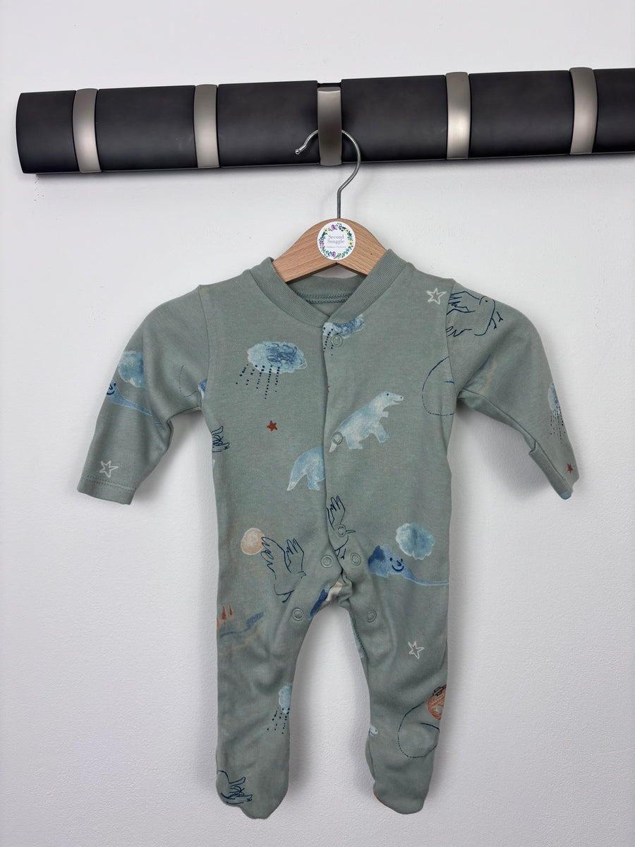 M&S Newborn-Sleepsuits-Second Snuggle Preloved