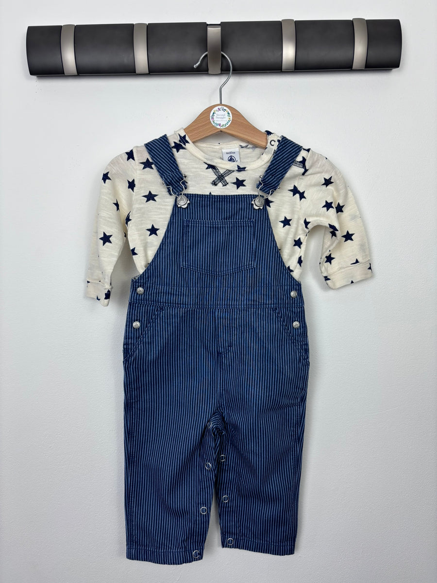 Petit Bateau 6 Months-Dungarees-Second Snuggle Preloved