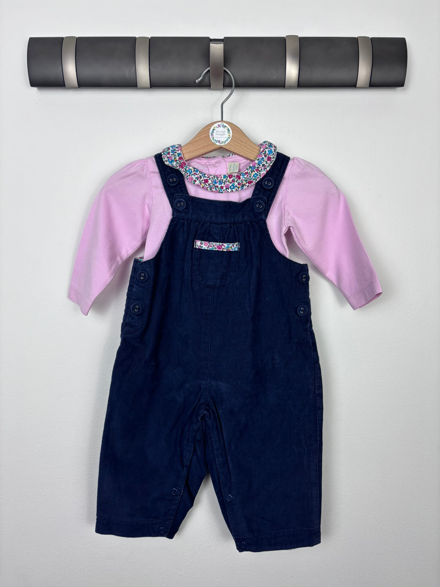 JoJo Maman Bebe 3-6 Months-Dungarees-Second Snuggle Preloved