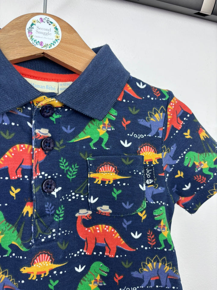 JoJo Maman Bebe Dinosaur Baby Romper-Rompers-Second Snuggle Preloved