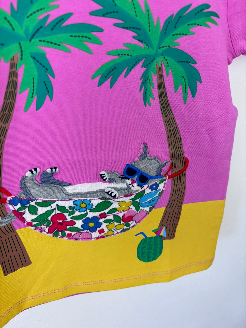 Boden Cat In A Hammock T-Shirt-Tops-Second Snuggle Preloved