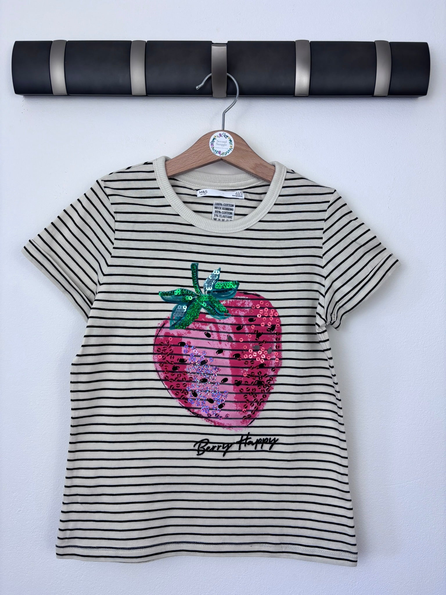 M&S Strawberry T-Shirt-Tops-Second Snuggle Preloved