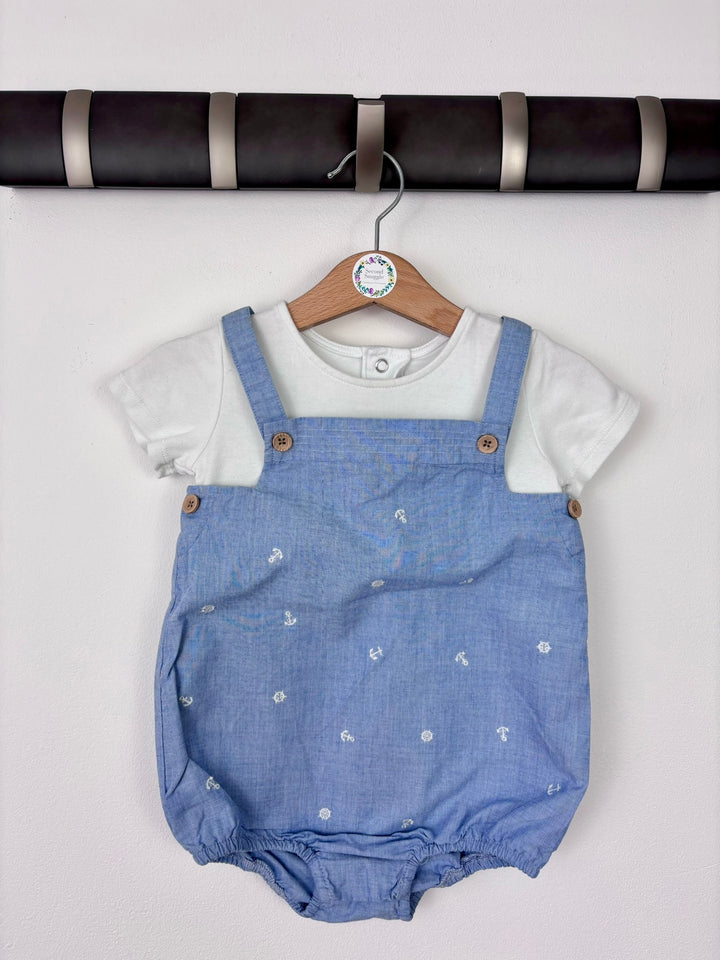 Mamas & Papas 12-18 Months-Rompers-Second Snuggle Preloved