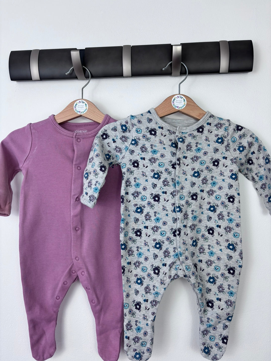 Mamas & Papas Newborn-Sleepsuits-Second Snuggle Preloved