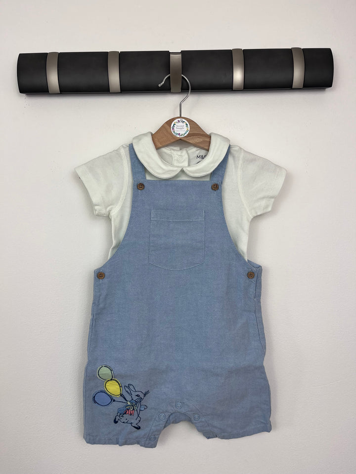 M&S 9-12 Months-Dungarees-Second Snuggle Preloved