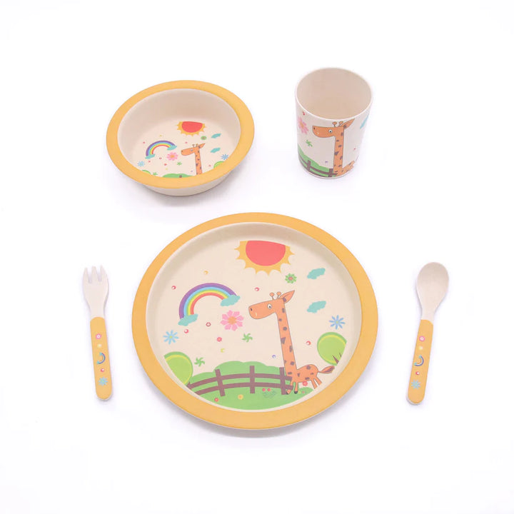 Bamboo Dinner Sets-Bamboo Dinner Set-Second Snuggle Preloved