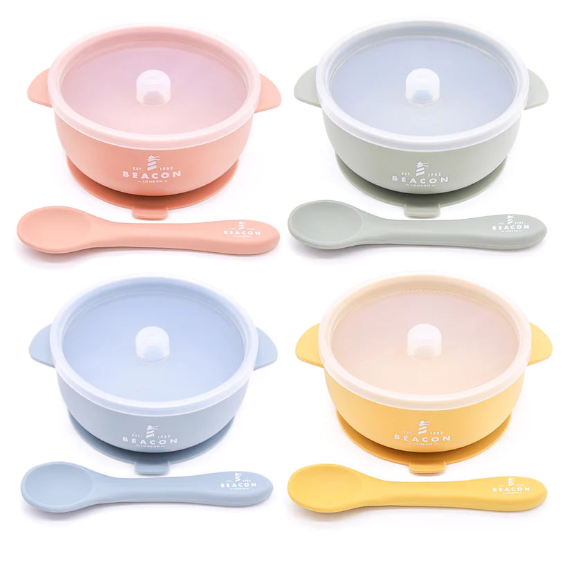 Silicone Suction Bowl & Spoon-Bowls-Second Snuggle Preloved