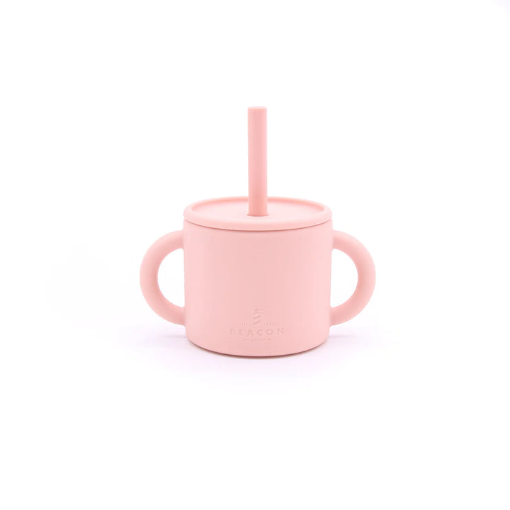 Silicone Cup With Handles & Straw-Cups-Second Snuggle Preloved