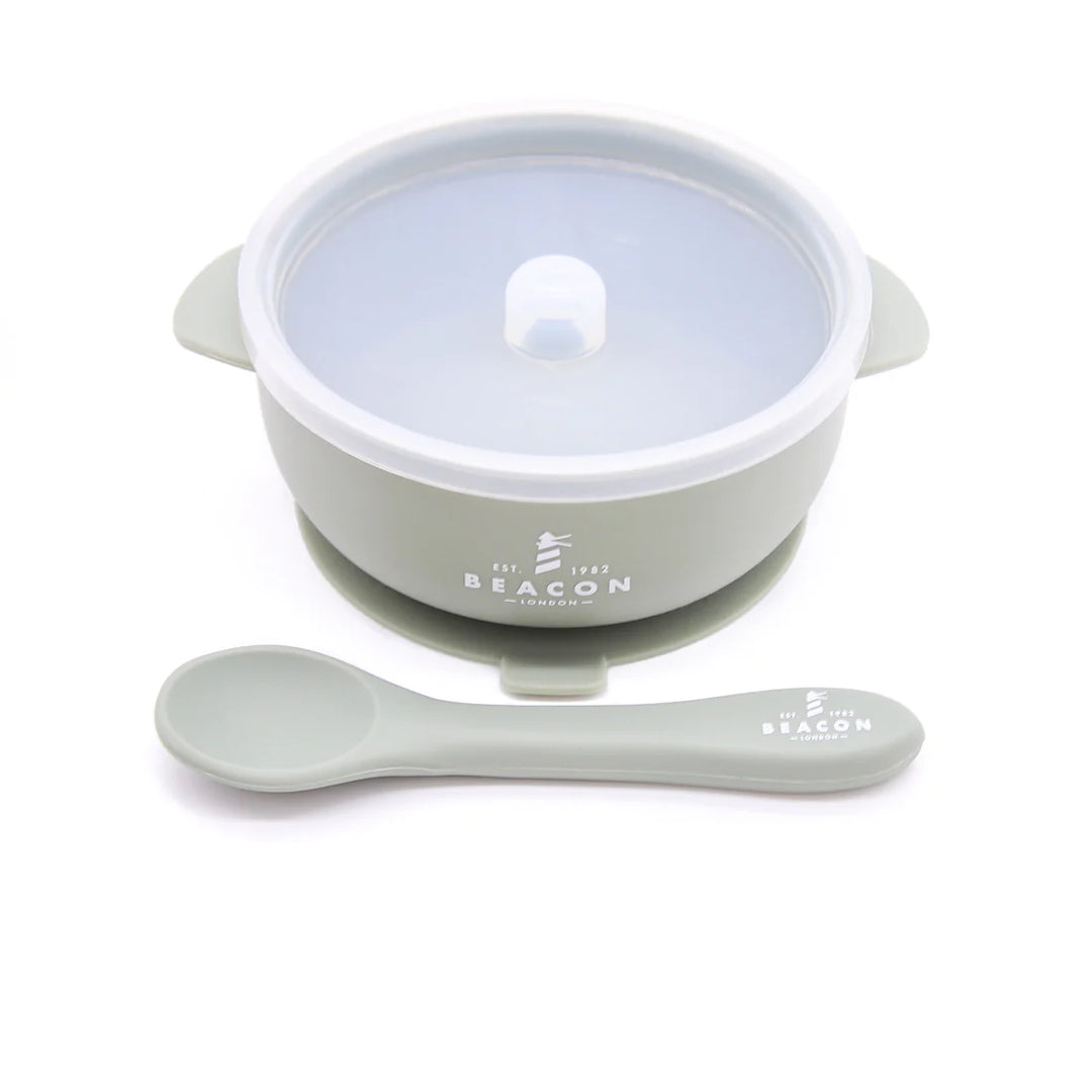 Silicone Suction Bowl & Spoon-Bowls-Second Snuggle Preloved