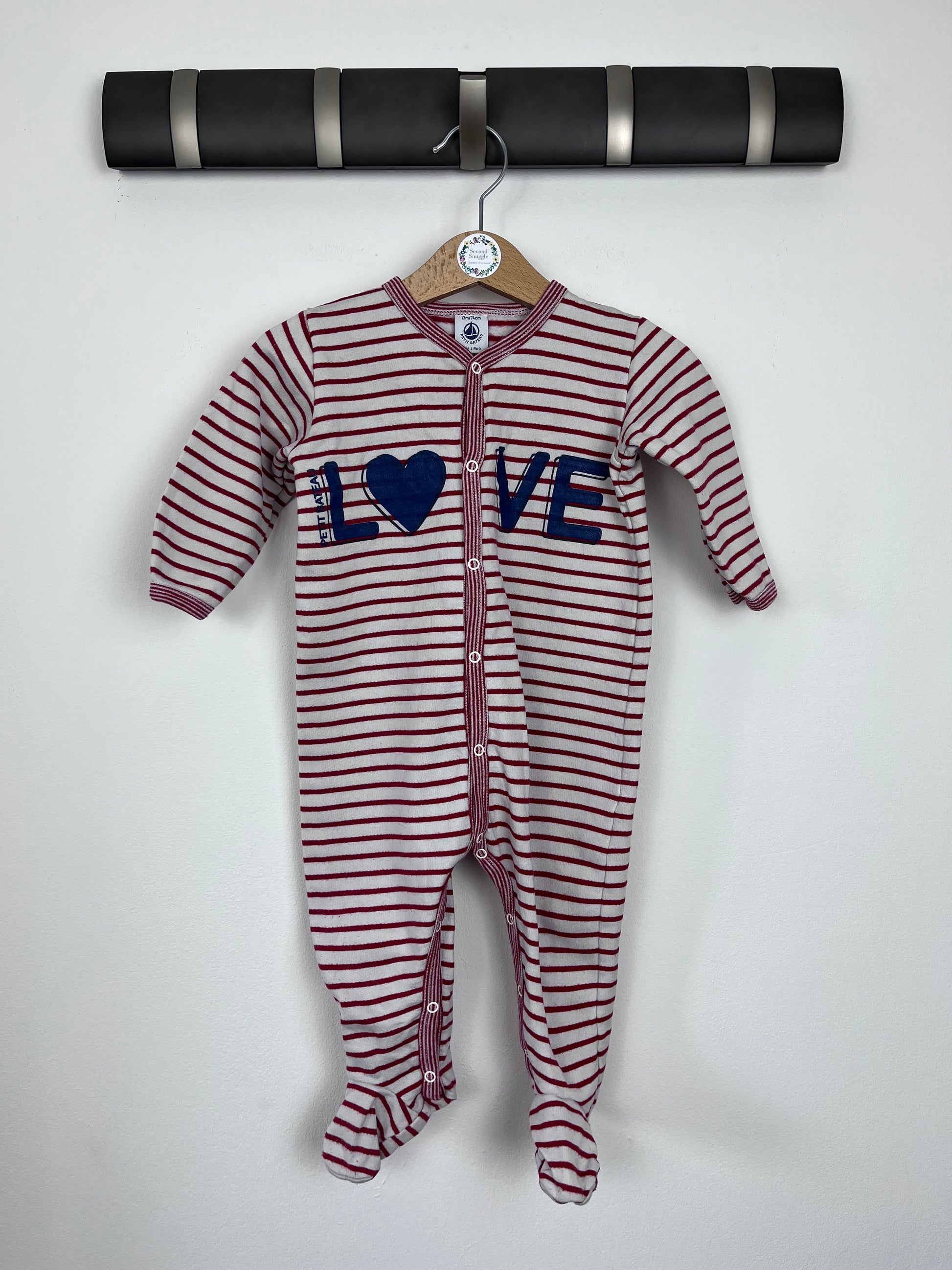 Petit Bateau 12 Months-Sleepsuits-Second Snuggle Preloved